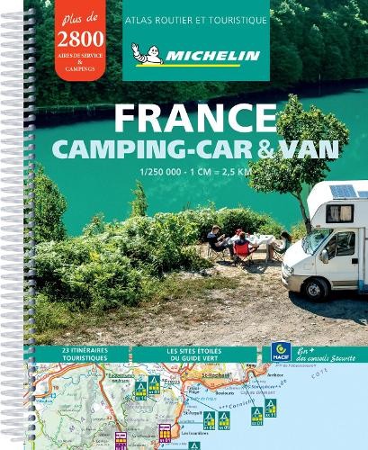 Michelin France - Camping Car & Van Atlas (Anello, filo)