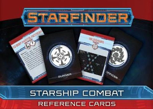 Starfinder Starship Combat Reference Cards by Paizo Publishing [Game]