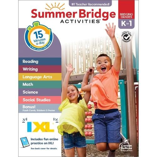 Summer Bridge Activities, Grades K - 1 by Summer Bridge Activities [Paperback]