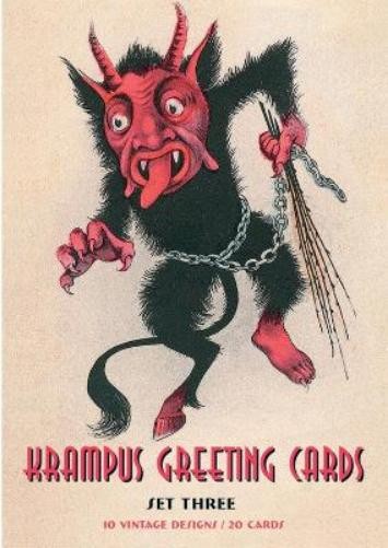 Monte Beauchamp Krampus Greeting Cards Set Three (Cards)