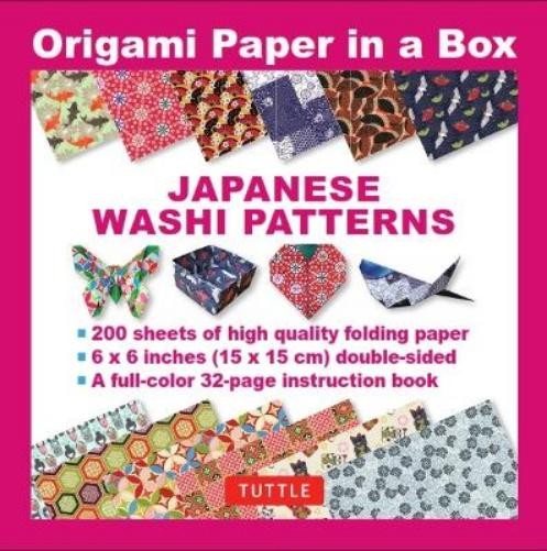 Tuttle Studio Origami Paper in a Box - Japanese Washi Patt (Mixed Media Product)