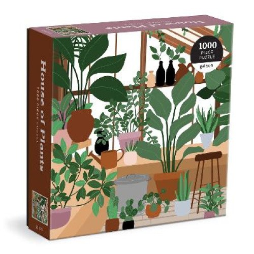 Galison: House of Plants 1000 Piece Puzzle in Square Box by Galison [Gift/Card]