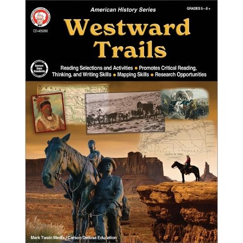Cindy Barden American History Series Westward Trails Workbook, Grade (Tascabile)