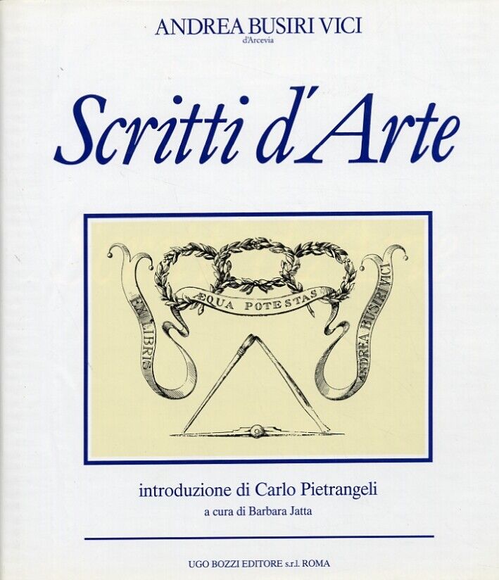 Scritti d'arte - [Ugo Bozzi Editore]