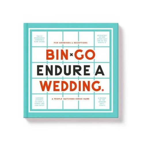 Bin-go Endure A Wedding Bingo Book by Brass Monkey [Game]