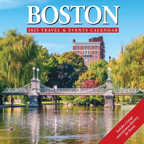 Boston 2025 12 X 12 Wall Calendar by Willow Creek Press [Blank book]