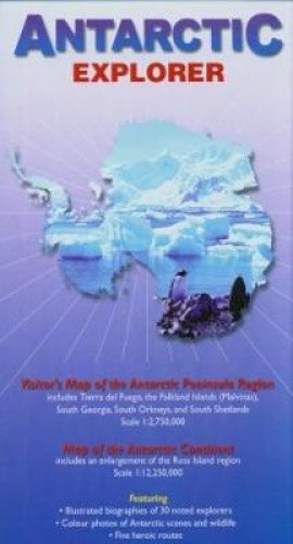 Antarctic Explorer [Japanese]: Visitor's Map of the Antarctic Peninsula Region