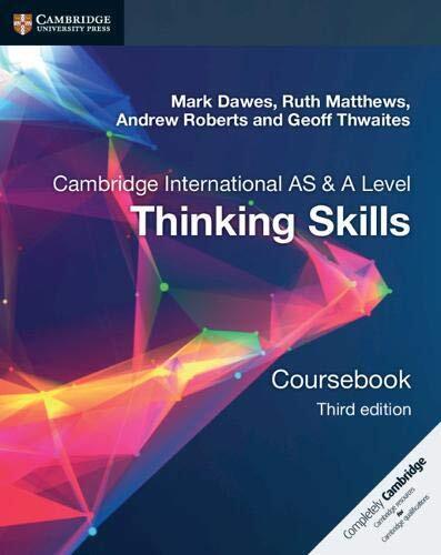 9781108441049 Thinking Skills Coursebook [Lingua inglese] - Mark Dawes,Ruth Matt
