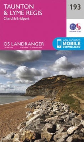 Taunton & Lyme Regis, Chard & Bridport (OS Landranger Map) by Ordnance Survey