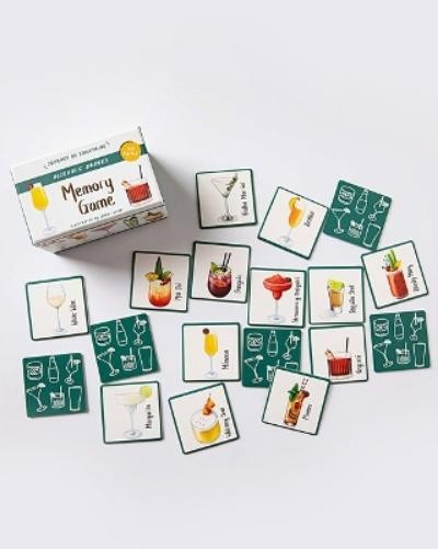 Alcoholic Drinks Memory Card Game - Fun Matching Game for Adults - (Merchandise)