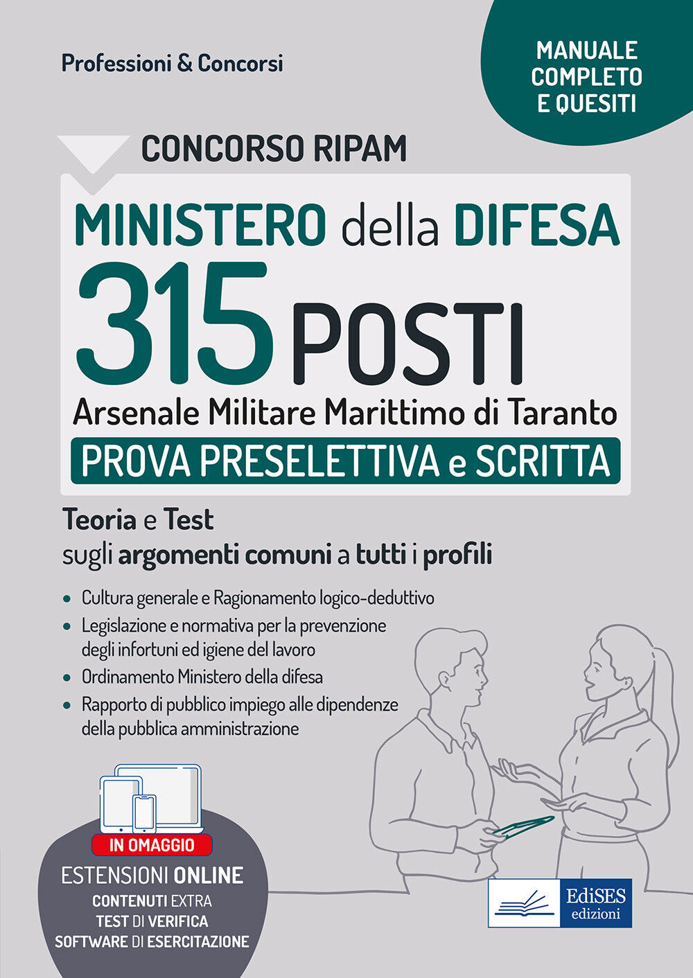 Concorso Ministero della Difesa. 315 posti Arsenale marittimo di Taranto. ...