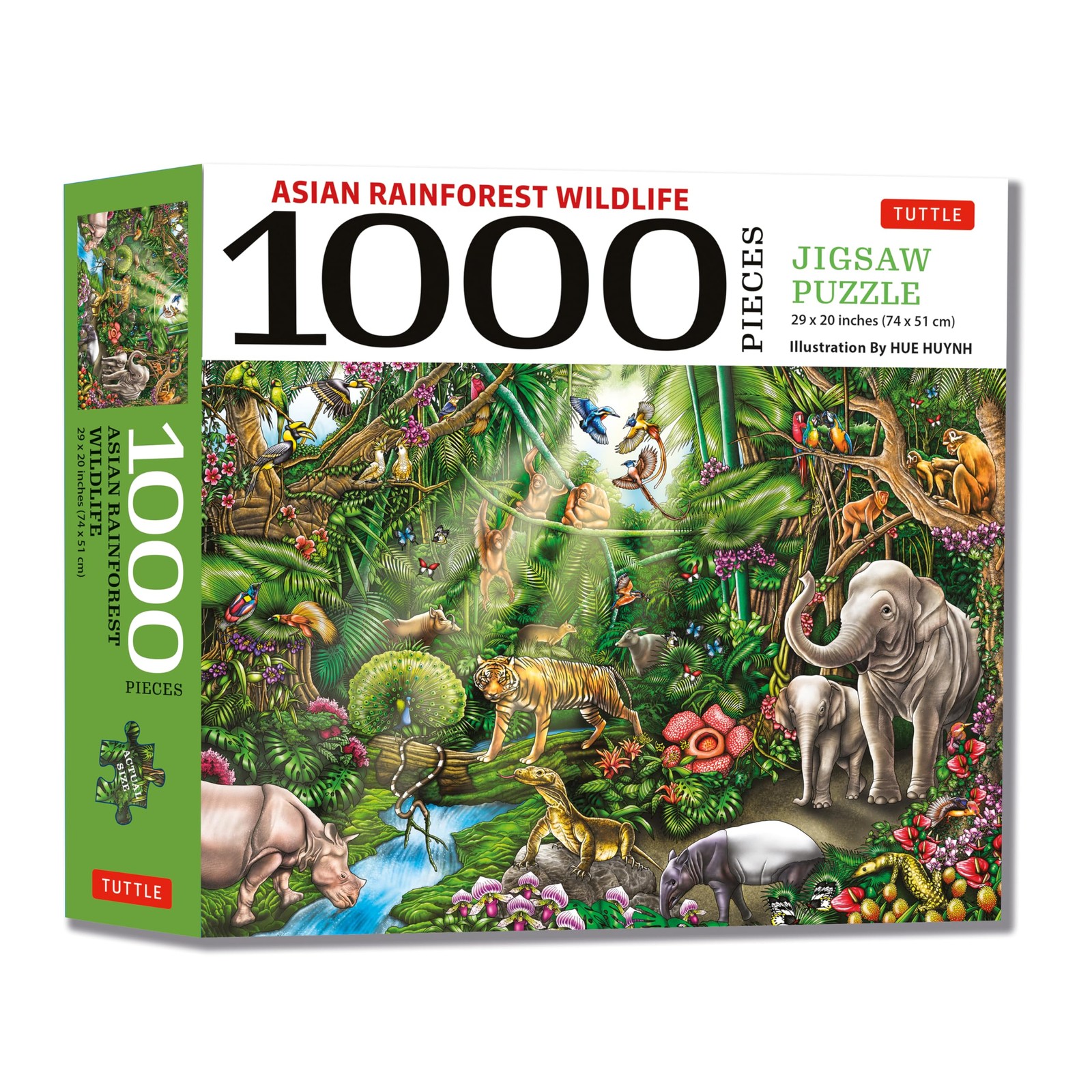 Hue Huynh Asian Rainforest Wildlife - 1000 Piece J (Puzzle) (PRESALE 24/06/2025)