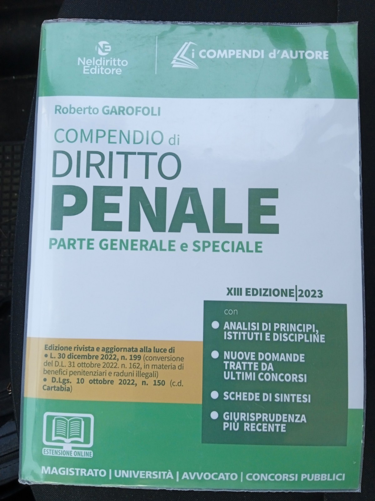 Roberto Garofoli - Compendio di Diritto Penale - XIII ediz/2023 - Neldiritto...