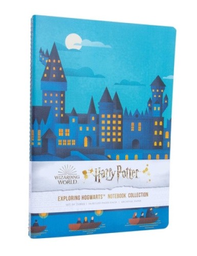 Harry Potter: Exploring Hogwarts Sewn Notebook Collection: Set of 3 (HP ExHog