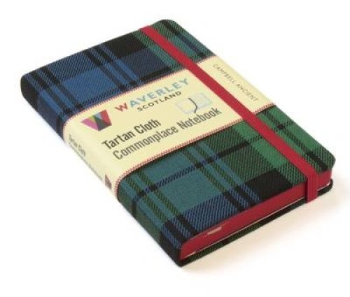 Campbell Ancient: Waverley Genuine Tartan Cloth Commonplace Notebook (9cm x