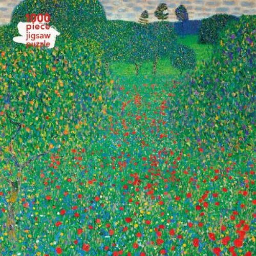 Adult Jigsaw Puzzle Gustav Klimt: Poppy Field: 1000-Piece Jigsaw Puzzles