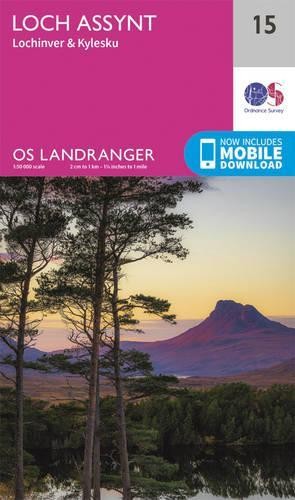 Loch Assynt, Lochinver & Kylesku (Map) OS Landranger Map