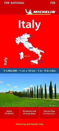 Michelin Italy - Michelin National Map 735 (Map)