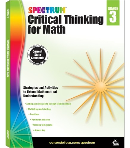 Spectrum Critical Thinking for Math, Grade 3 (Tascabile)