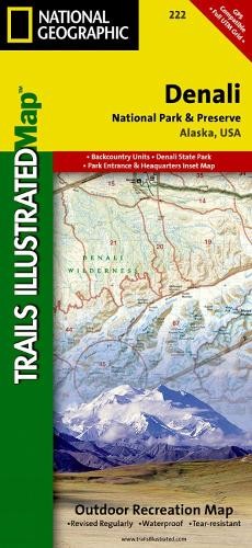 National Geographic Maps Denali National Park And Preserve (Map)