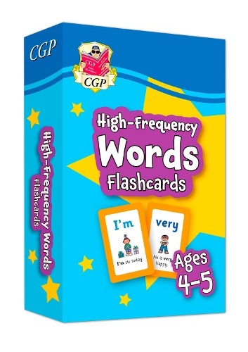 CGP Books High-Frequency Words Flashcards for Ages 4-5 (Recep (Copertina rigida)