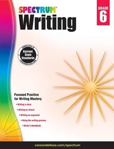 Spectrum Spectrum Writing, Grade 6 (Tascabile)