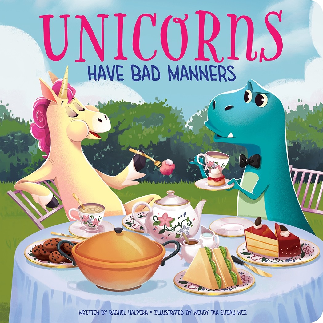 Rachel Halpern Unicorns Have Bad Manners (Libro di cartone) (PRESALE 03/06/2025)