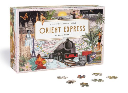 Orient Express: A 1000 Piece Jigsaw Puzzle by Rivans, Maria