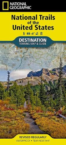 National Trails of the United States Map (National Geographic Destination Map)