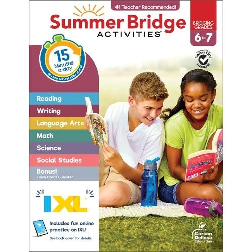 Summer Bridge Activities, Grades 6 - 7 (Tascabile)
