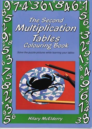 Hilary McElderry The Second Multiplication Tables Colouring Book (Tascabile)