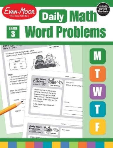 Daily Word Problems Math, Grade 3 Teacher Edition (Tascabile)