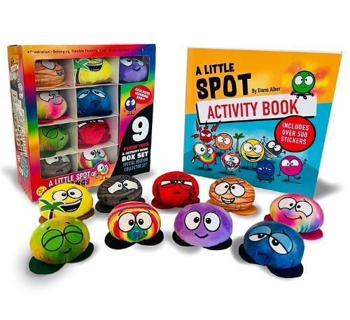 A Little Spot of Feelings 9 Plush Toys with Activity Book Box Set by Diane Alber