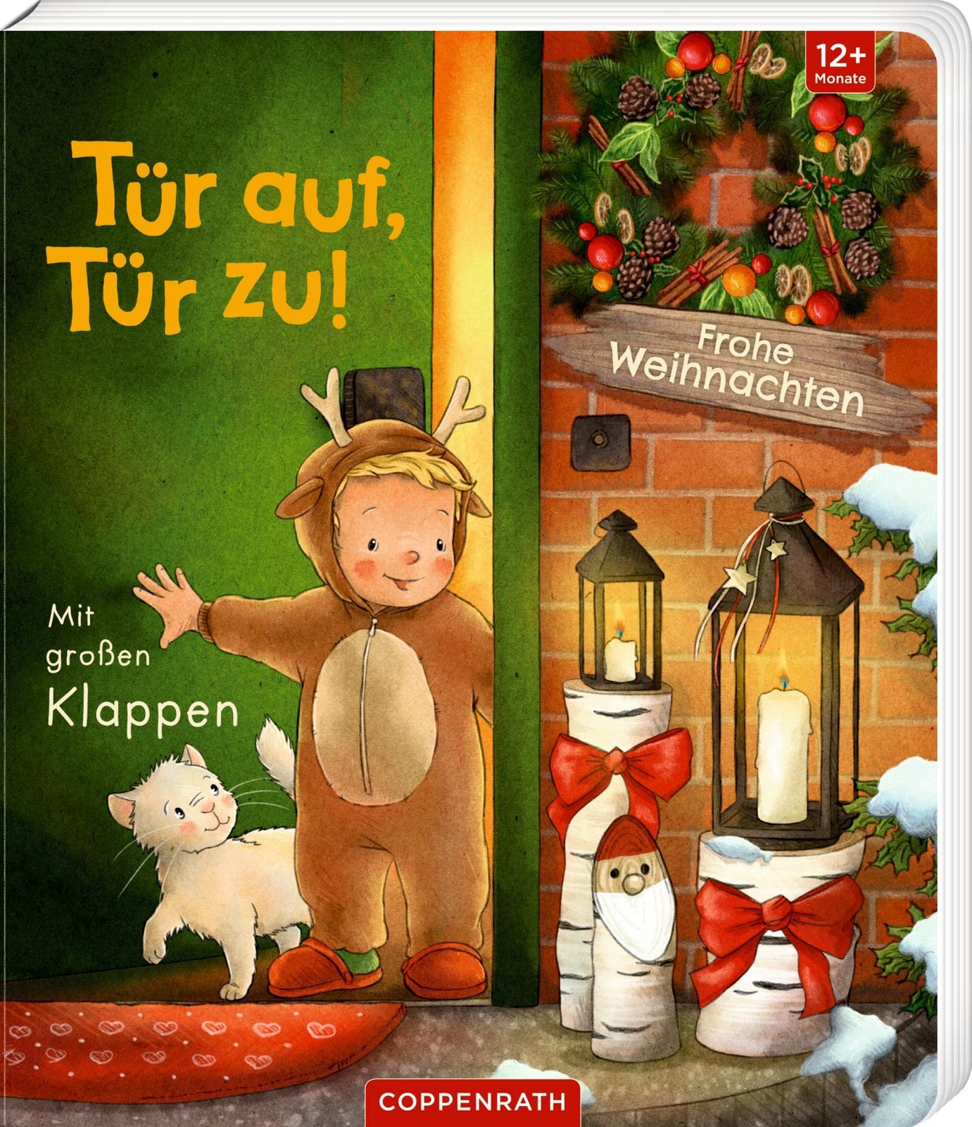Julia Gerigk Tür auf, Tür zu!: Frohe Weihnachten (Copertina rigida)