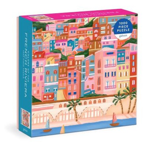 Colors Of The French Riviera 1000 Piece Puzzle in Square Box by Galison [Jigsaw]