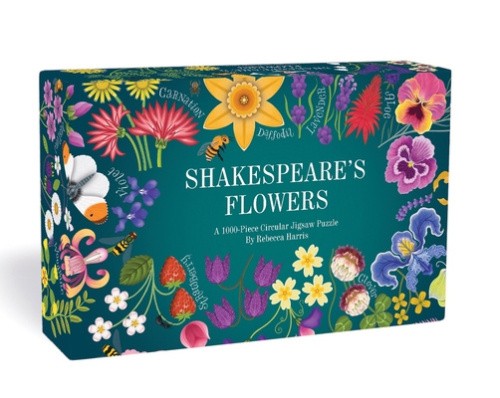 Shakespeare's Flowers: A 1000-Piece Jigsaw Puzzle with a Poetic Host of