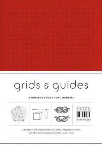Grids & Guides (Red): A Notebook for Visual Thinkers (Stylish Clothbound