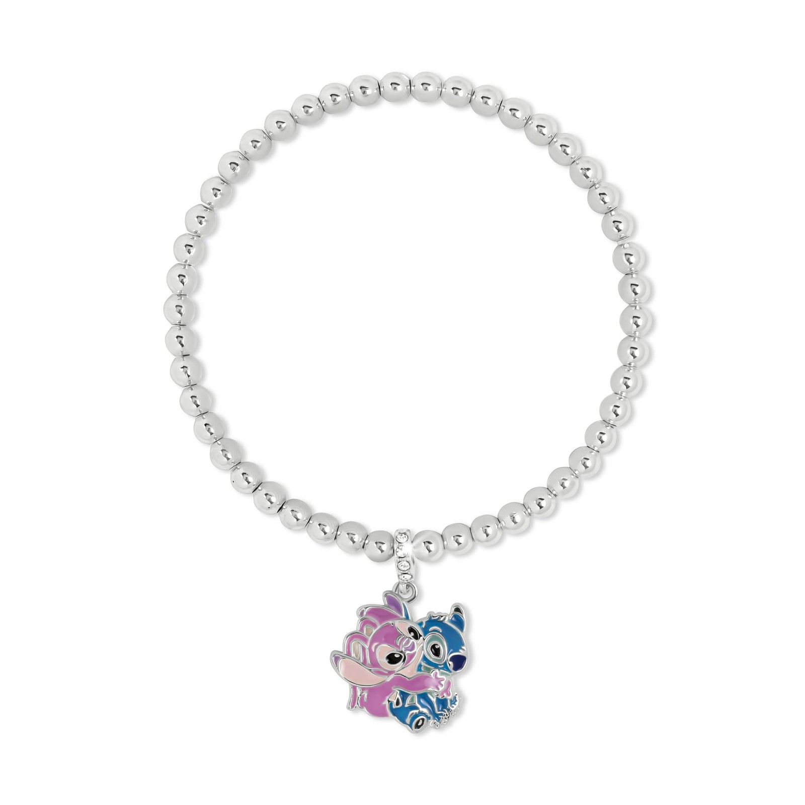 Disney - Stitch & Angel Pendant Expander Bracelet NUOVO