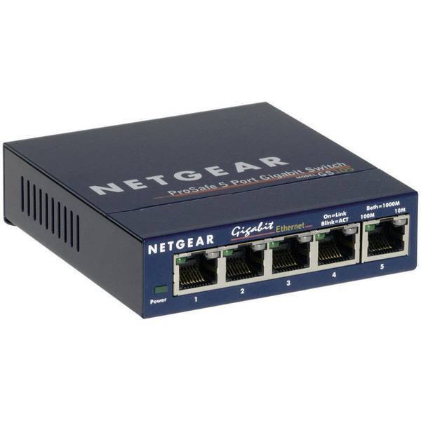 Netgear gs105ge switch di rete 5 porte 1 gbit/s