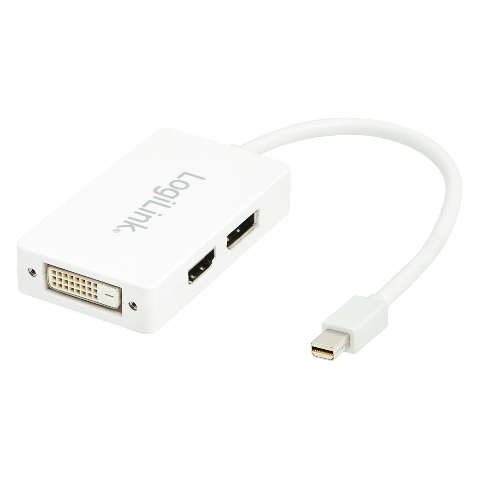 LogiLink Adapter Mini DisplayPort -> HDMI+DVI+Disp NUOVO