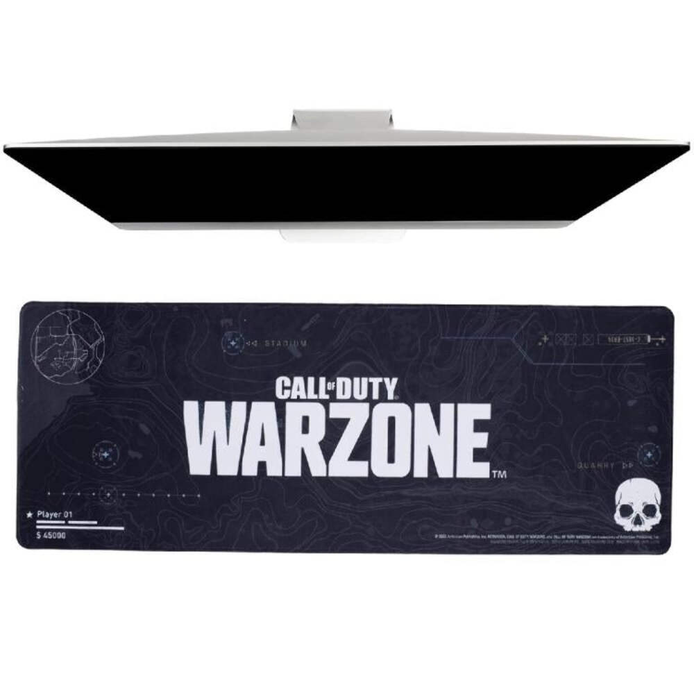Paladone Desk Mat Call Of Duty Warzone Tappetino Mouse Pad Xxl Gaming Pc 30X80Cm