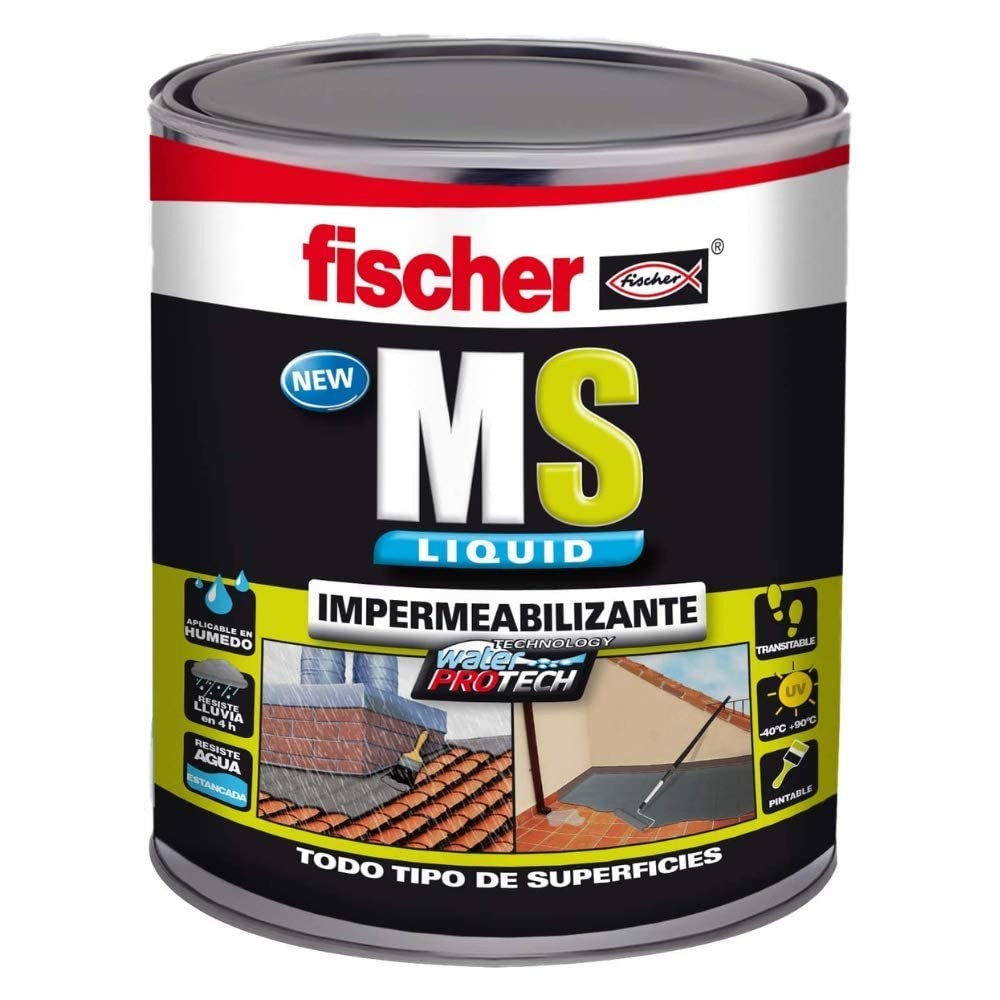 Waterproofing Fischer Ms 534615 Grey 1 Kg NUOVO