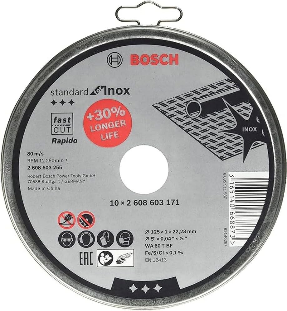 BOSCH 10 BOSCH Trennscheiben Standard for Inox NUOVO