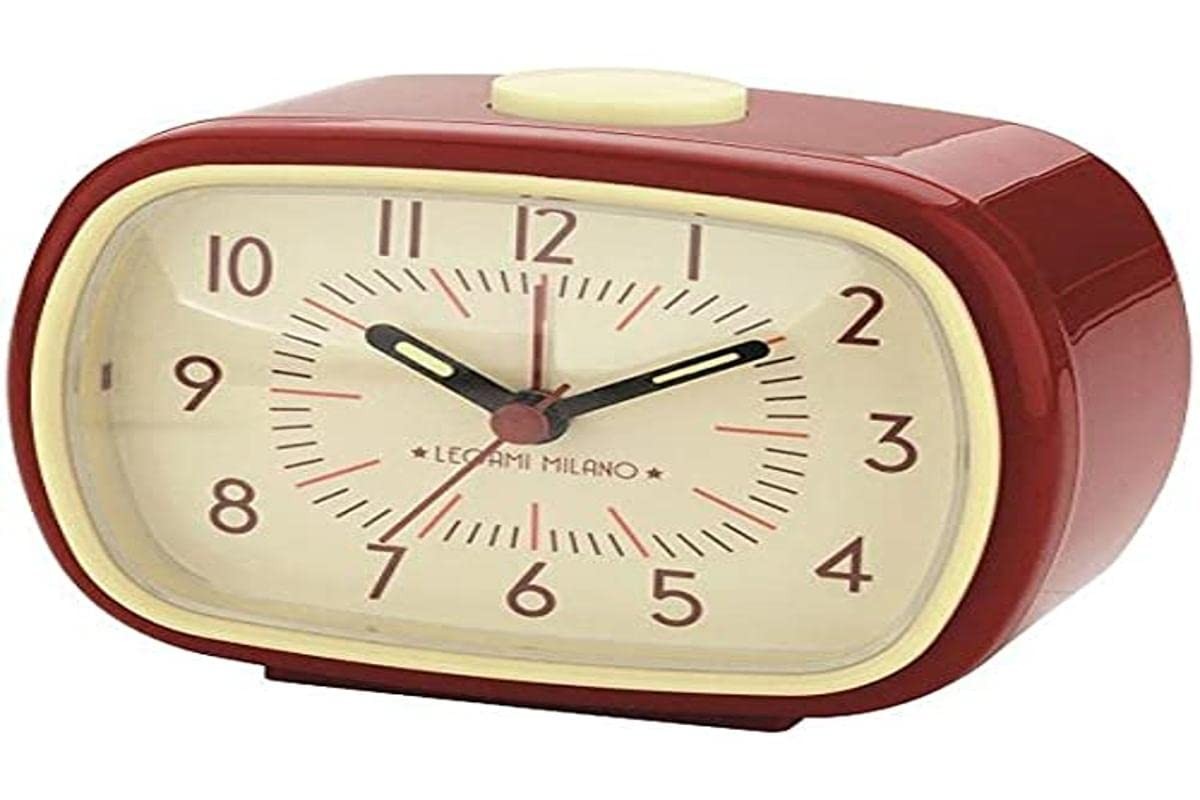 Legami Retro Alarm Clock - Red NUOVO
