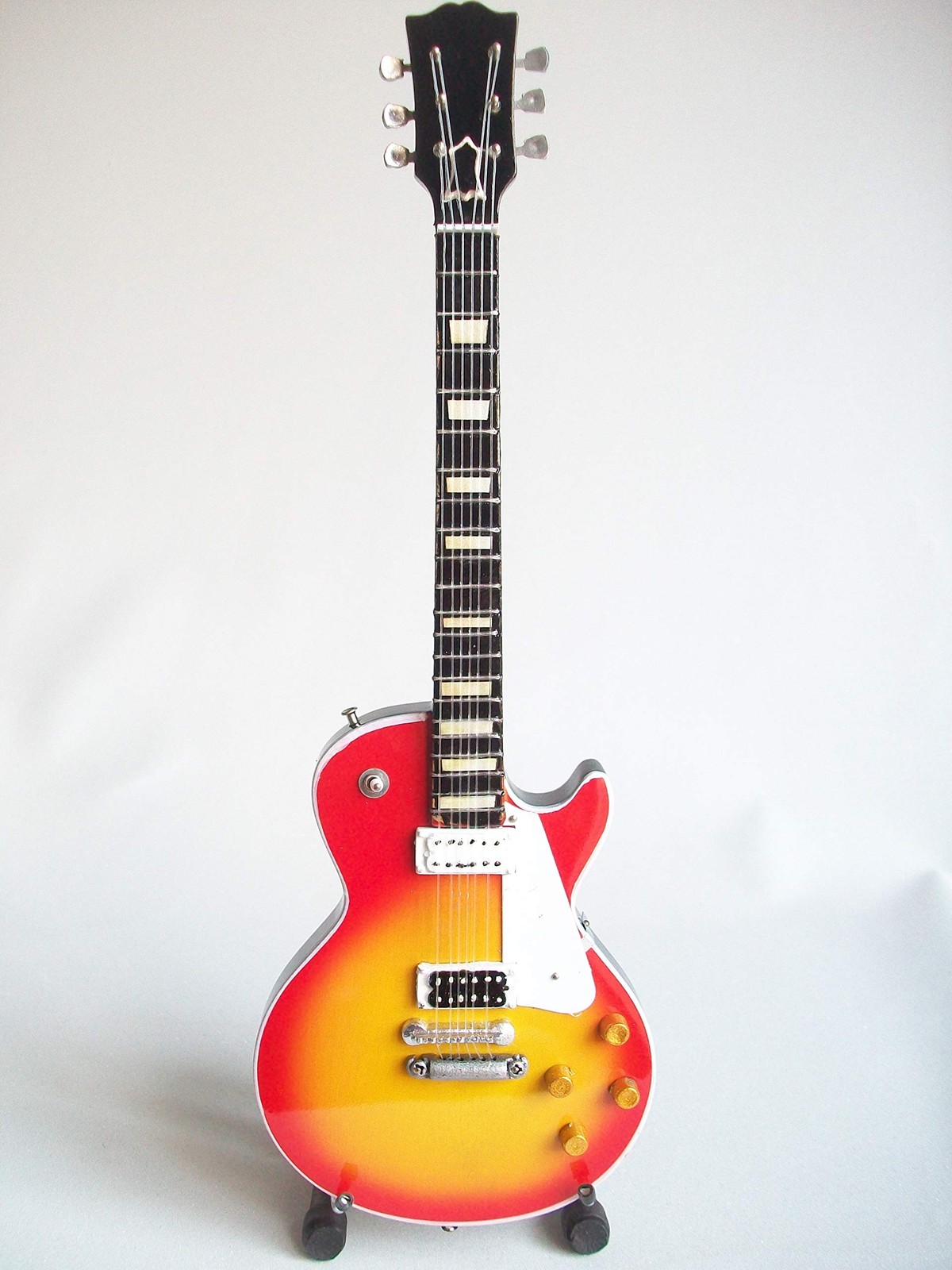 Mini Chitarra Da Collezione Replica In Legno - Led Zeppelin - Jimmy... ACC NUOVO