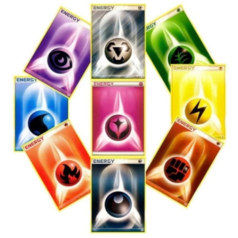 Pokemon Tcg - 50 Pokemon Energy Cards Random Lot Of Cards ACC NUOVO