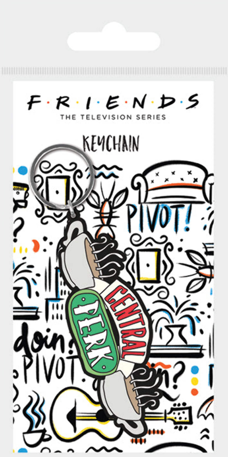 Portachiavi Friends Central Perk Sketch
