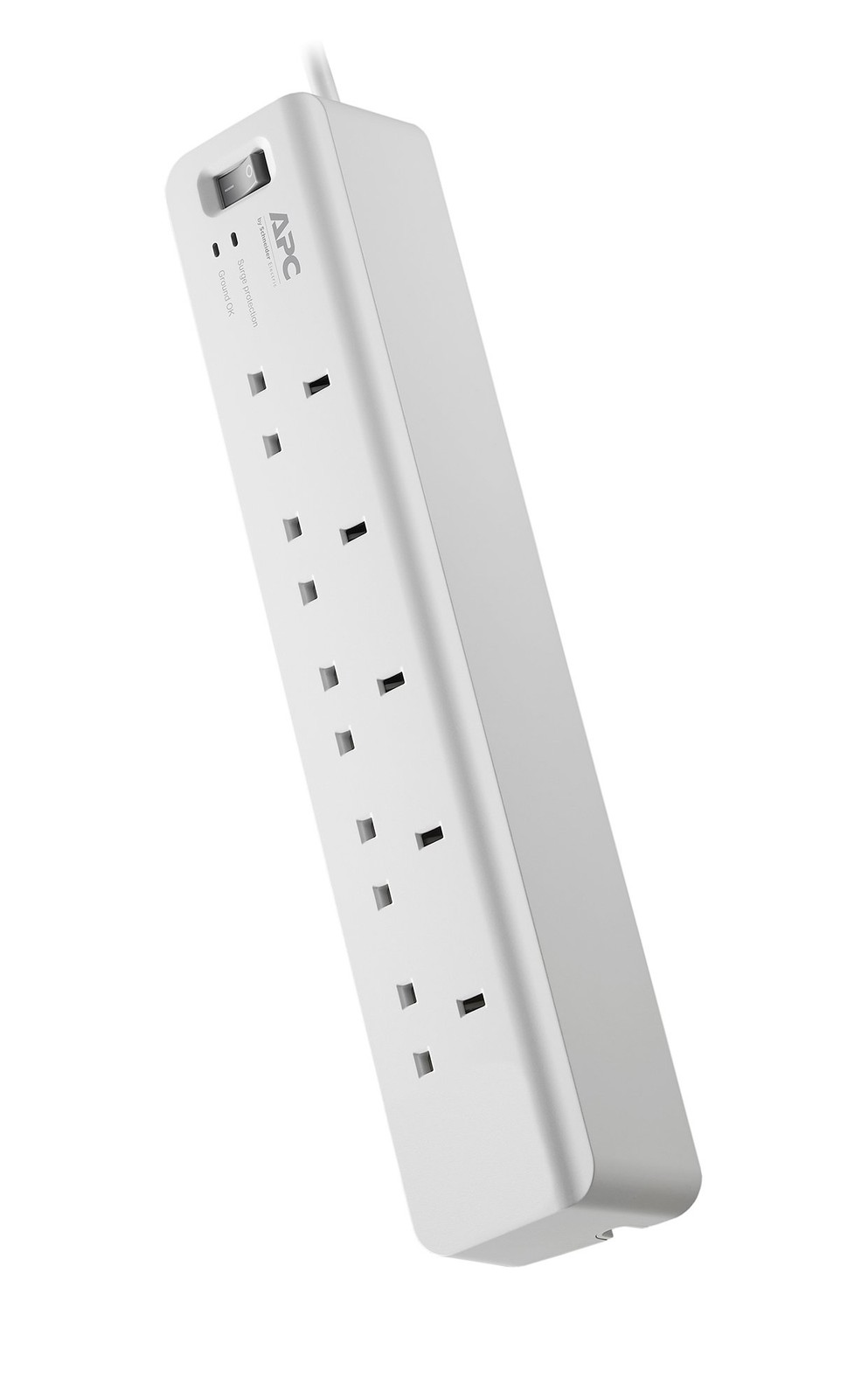 Essential Surgearrest 5 Outlets 5V 2.4A 2 Usb Charger 230V NUOVO