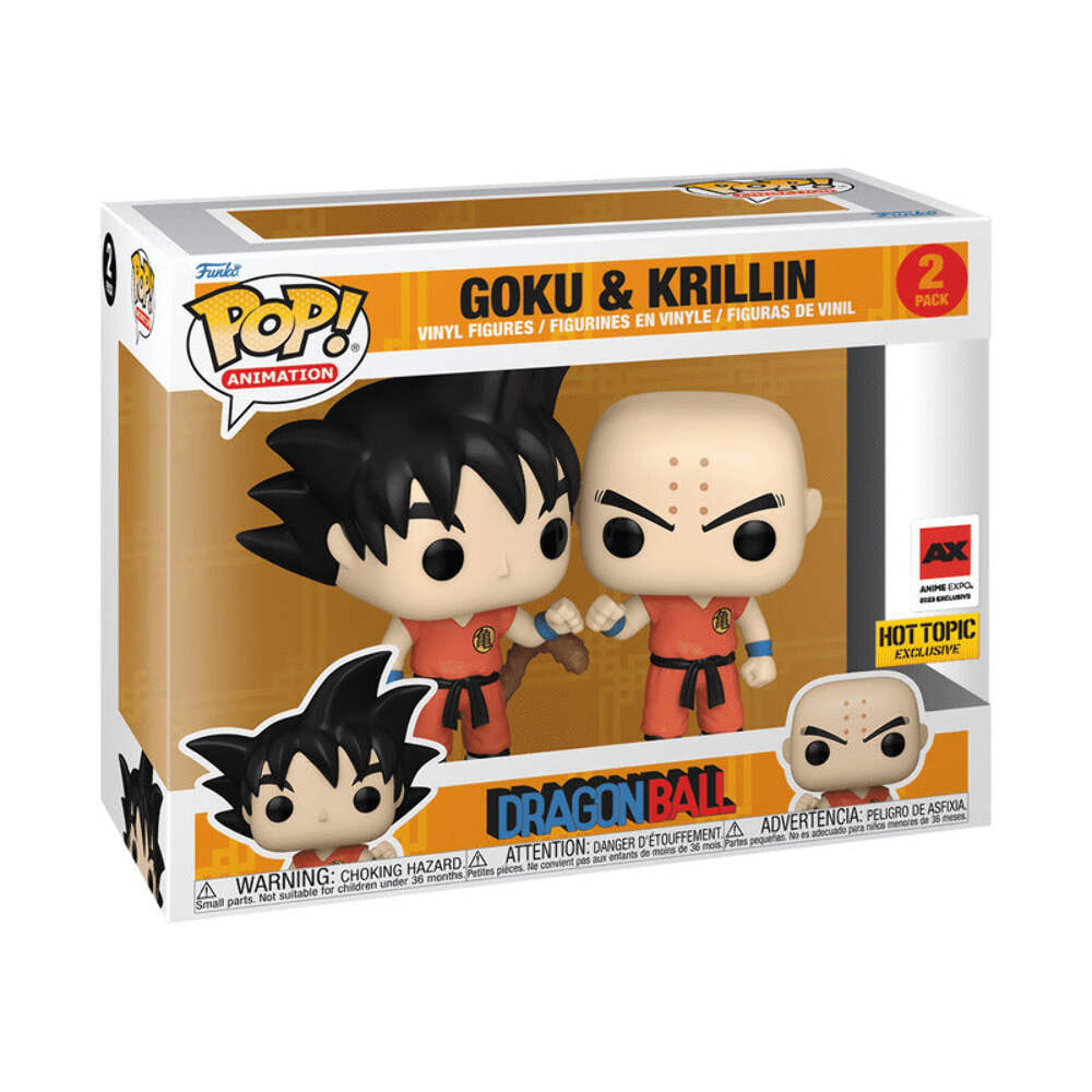 Funko Pop! Dragon Ball - Goku & Krillin (Anime Expo Hot Topic Exclusive) (2-Pack