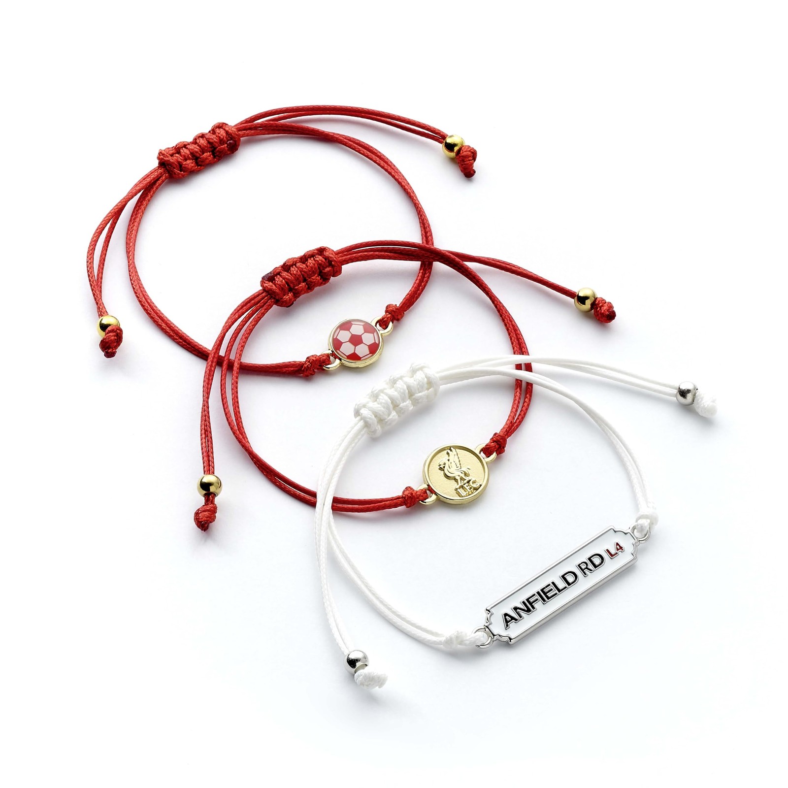Liverpool Fc Friendship Bracelet Set NUOVO